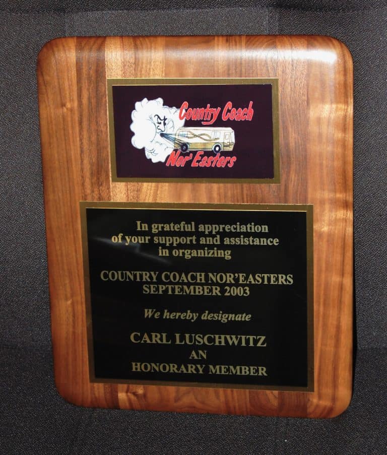 Custom Engraved Plaques In New Jersey 